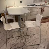 Coppia di sgabelli moderni