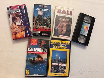 6 VHS illustrativi Paesi Esteri