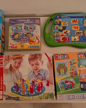 Lotto giochi bambini 3-5 anni