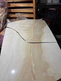 tavolo in gres porc. rotto per ricostruzionr