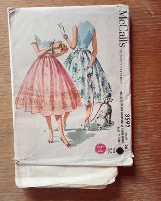 Set cartamodelli vintage anni ’50 e successivi