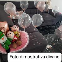 Divano angolare  letto estraibile 5 sedute 