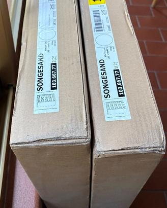 SONGESAND Cassettiera con 4 cassetti, bianco,