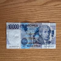 Banconota 10000 Lira A. Volta 3 Settembre 1984