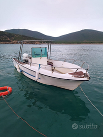 Barca con fuoribordo