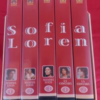 Cofanetto 5 VHS Sofia Loren 
