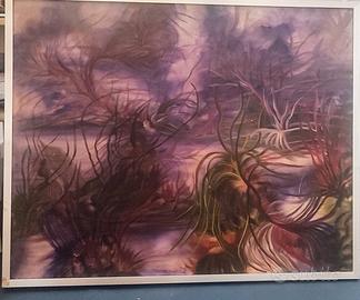 Dipinto - Olio su tela: fondale marino