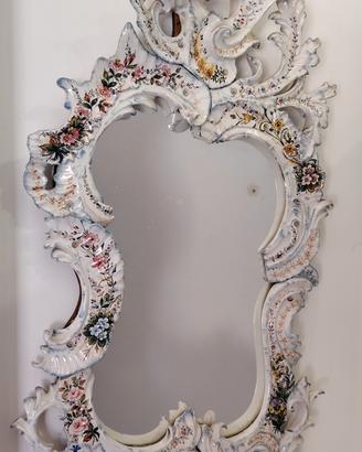 SPECCHIERA in ceramica di Bassano Maestro Zen