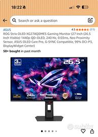 Asus Rog Strix OLED XG27AQDMES - Monitor Gaming