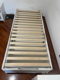 Letto ikea con contenitore e rete a doghe