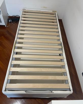 Letto ikea con contenitore e rete a doghe