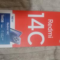 REDMI 14-C COLORE BLACK cover posteriore vetro 