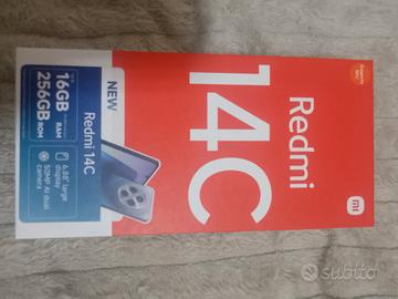 REDMI 14-C COLORE BLACK cover posteriore vetro 