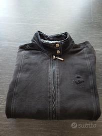 Felpa nera De Kuba con zip - taglia xs