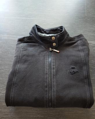 Felpa nera De Kuba con zip - taglia xs