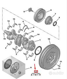 KIT FRIZIONE E VOLANO 1666761480 OPEL PEUG CITRO