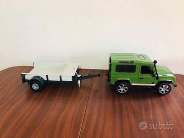 Bruder Jeep e rimorchio