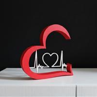 Cuore cornice romantica San Valentino amore coppia