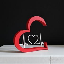 Cuore cornice romantica San Valentino amore coppia