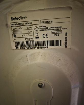 lavatrice Selectline