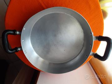 Pentola bassa in alluminio puro "Milano Sovrana"