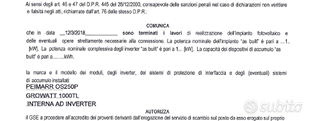 Impianto e pannelli fotovoltaici completo