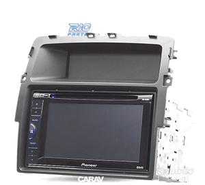 TELAIO NERO RADIO 2-DIN PER OPEL VIVARO NISSAN PRI