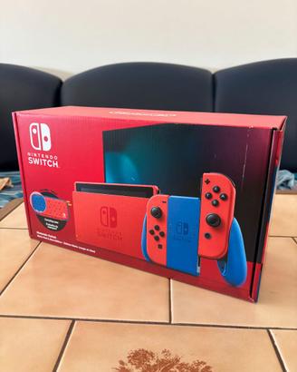 Nintendo Switch Mario Red & Blue 2019 + Scatola