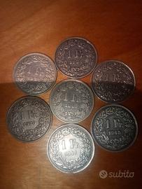 Franchi svizzeri argento 