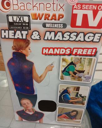 mantella riscaldante e massaggiante 