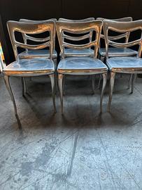 Sedie in allumio pieno