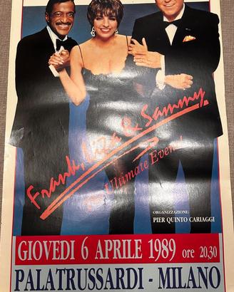 POSTER LIZA MINNELLI FRANK SINATRA SAMMY DAVIS JR