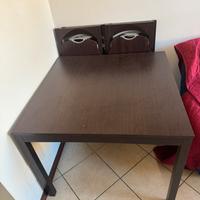 Tavolo quadrato con 4 sedie pieghevoli