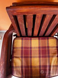 Sedie teak con braccioli Victoria Teak Collection