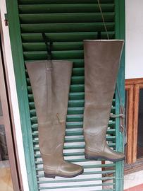 Stivali a coscia Aigle gomma