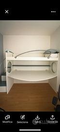 Letto a soppalco salvaspazio