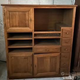 Mobile porta stereo in legno