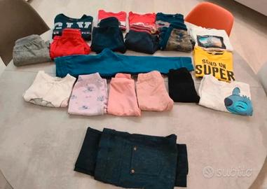 Lotto abbigliamento bimbo & donna