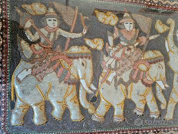 arazzo Thailandia originale con cornice