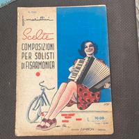 Vintage 7 spartiti musicali per fisarmonica