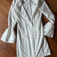 Abito bianco doppio petto