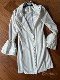 Abito bianco doppio petto