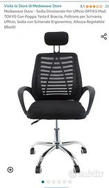 Sedia ufficio ergonomica