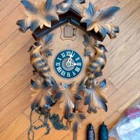 Orologio a cucù in legno