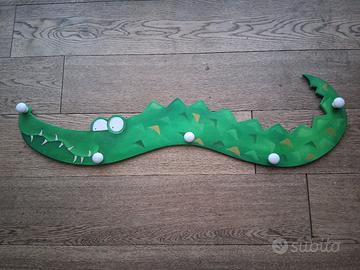 Appendiabiti bambino a forma di coccodrillo