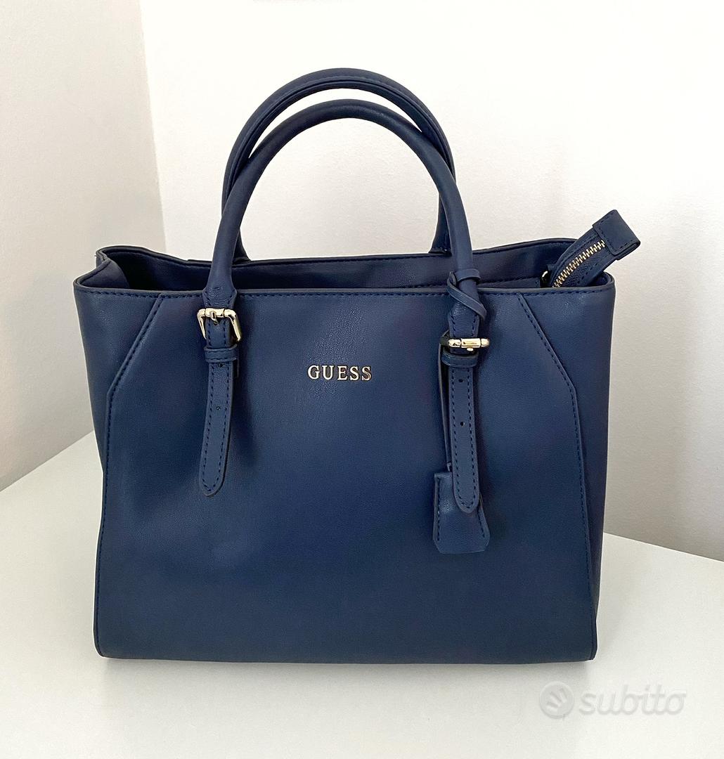 Borsa shop blu guess