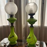 Coppia lampade originali in vetro di Murano