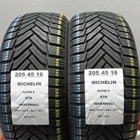 2 GOMME 205 45 16 MICHELIN INV RIF3757