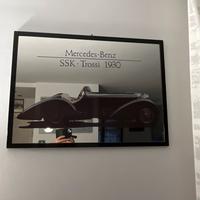 Vintage specchio pubblicitario