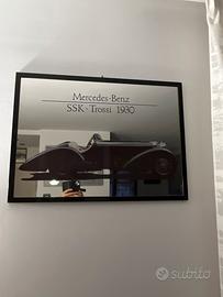 Vintage specchio pubblicitario